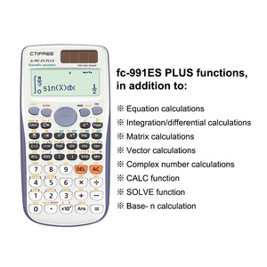 <span class=keywords><strong>Calculadora</strong></span> Científica FC-991ES Plus con Funciones de Integración y Cálculo Diferencial, Material ABS, Multifuncional - Product Image 2