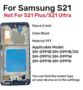 For <strong>Samsung</strong> <strong>Galaxy</strong> <strong>S21</strong> 5G TFT LCD Screen Replacement Touch Digitizer Kit SM-G991U/G991B <strong>Black</strong> (No Fingerprint) - Product Image 2