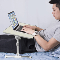 Table pliante ergonomique Xgear pour bureau à domicile, support réglable pour ordinateur portable, plateau de lit, table pour ordinateur portable pour lit et canapé