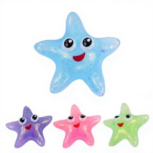 Juguetes Antiestrés de Maltosa con Forma de Plátano, Estrellas de Mar, Cangrejos y Otros, Juguetes Sensoriales Suaves para Adultos, Alivian el Estrés - Product Image 3