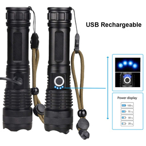 Waterproof 3000 High Lumens USB Rechargeable Tactical <strong>Flashlights</strong> XHP50 <strong>Flashlight</strong> <strong>Most</strong> <strong>Powerful</strong> Portable LED <strong>Flashlight</strong> Outdoor - Product Image 3