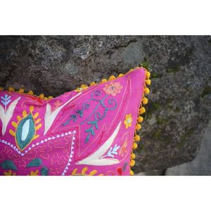 100% Organic Handmade Cotton <b>Cushion</b> Pillows Double-Stitched Seams for Extra Durability for Wholesale Price - Product Image 2
