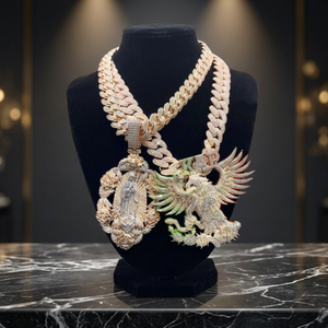 RB Gems – Nouvelle Bague Femme en Or Rose avec Moissanite Taille Brillant, Motif Visage 3D de Dessin Animé, Sertissage Bezel, Style Hip-Hop Chrétien, Certifiée IGI - Product Image 3
