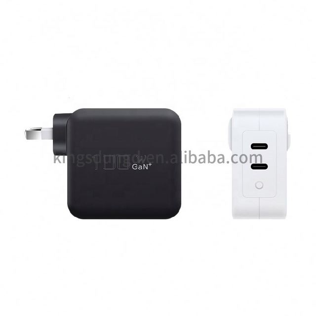 Original PD GaN 100W Fast Phone Charger Adapter AU FC CE FB Australia Plug USB-C Charging Wall Charger