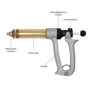 25ml 50ml Alat Suntik Semi-otomatis untuk Hewan Alat Suntik Vaksin Ternak Babi - Product Image 2