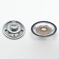 XDEC 2 pouces 50mm néodyme étanche Mylar cône haut-parleur 4Ohm 2W 660Hz support de colle