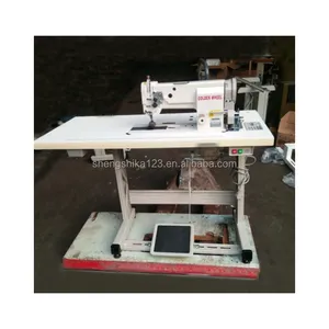 Good quality Golden wheel CS-4150 Compound feed Single Needle Unison Feed Flatbed Sewing Machine for tents leather sewing