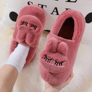 <span class=keywords><strong>Invierno</strong></span> cálido niñas mujeres borrosa suave conejo de peluche de juguete cerca de la <span class=keywords><strong>casa</strong></span> de animal <span class=keywords><strong>zapatillas</strong></span> de interior zapatos - Product Image 6