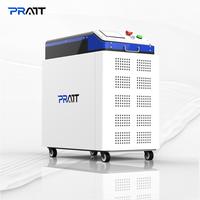 Machine de nettoyage laser portable à fibre optique 1000W à impulsions pour l'élimination de la rouille et le nettoyage du bois