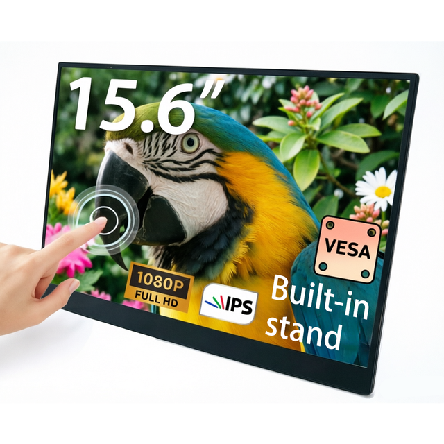 15.6 Inch Ips 1920*1080p Smart Extender Touch Extra Monitor Compatible Portable Monitor for Mobile Smartphone Laptop Computer