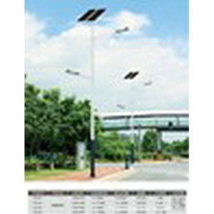 ไฟถนนพลังงานแสงอาทิตย์ 60W LED โมโนไซร์โซลาร์เซลล์ ตัวเรือนอะลูมิเนียมอัลลอยด์ พร้อมรีโมทคอนโทรล รับประกัน 5 ปี สำหรับใช้งานภายนอกอาคาร - Product Image 1