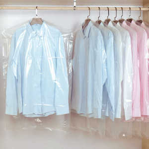 Bán Hot nhựa rõ ràng quần áo treo túi giặt khô túi giặt Túi xách may mặc CuộN - Product Image 2