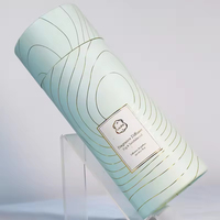 Vente en gros Boîtes cadeaux en papier carton cylindre avec logo personnalisé Boîtes de luxe recyclables plastification mate revêtement UV