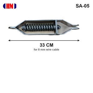 Amortiguador de Impactos SA-05 para Vía Ferrata, Línea de Vida Horizontal, Resorte de Acero Inoxidable para Cable de 8mm, 33cm, Reduce la Fuerza de Detención de Caídas - Product Image 6