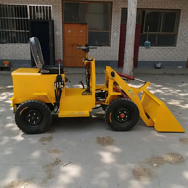 Trung Quốc Nhà Máy Cử Tạ 500KG Điện Loader Ổ Đĩa Bốn Bánh Xe Pin Nhỏ Bánh Xô Xe Tải