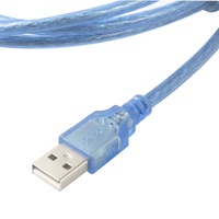 Cable de impresora de 2,0 A macho A B, Cable Usb de datos A B, azul