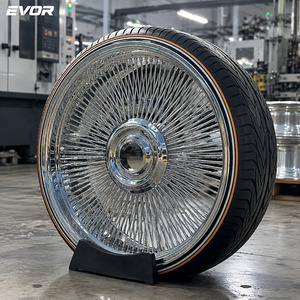 EVOR 钢丝轮 20-26 英寸定制款黑色直辐条 - Product Image 4
