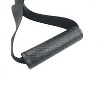 Poignée portable robuste pour machine à câbles, en sangle de nylon résistante, avec anneau en D sans couture, pour exercices triceps en salle de sport