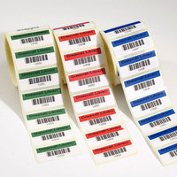 Papier A4 blanc de haute qualité personnalisé par l'usine Jinfeng, matériau thermique/PET, adhésif permanent, impression de codes-barres, avertissement