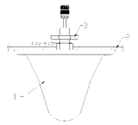 Antenne de plafond omnidirectionnelle DAS SL15630T 2/5 dBi avec connecteur femelle 4.3-10, impédance 50 ohms, montage au plafond intérieur