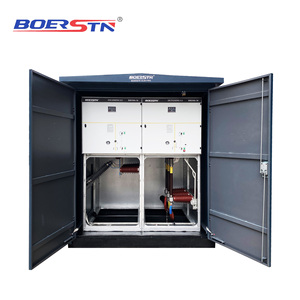 屋外電気変圧器変電所 120V IP66 12個口コンパクトキュビクルパネルコンビネーションボックス配電金属製 - Product Image 2