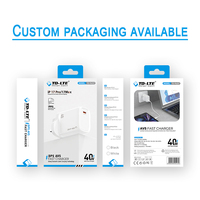 AVS 40W EU UK Chargeur mural USB C PD à charge ultra-rapide pour ordinateurs portables et téléphones iP 17 Pro Max