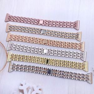 Correa <span class=keywords><strong>de</strong></span> Metal <span class=keywords><strong>de</strong></span> aleación <span class=keywords><strong>de</strong></span> Zinc para <span class=keywords><strong>Apple</strong></span> <span class=keywords><strong>Watch</strong></span> Band 40mm 44mm 41mm 45mm <span class=keywords><strong>Pulsera</strong></span> <span class=keywords><strong>de</strong></span> <span class=keywords><strong>eslabones</strong></span> <span class=keywords><strong>de</strong></span> acero inoxidable brillante <span class=keywords><strong>de</strong></span> diamante para mujer - Product Image 3