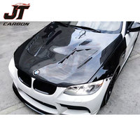 Body Kit Karbon Gaya M3 untuk BMW E90 E92 Seri 3 Bumper Kap Mesin Side Skirt Fender Diffuser