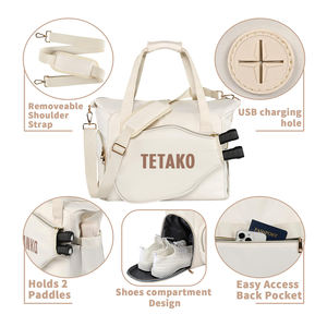 <span class=keywords><strong>Sac</strong></span> de sport personnalisé pour femmes, grand <span class=keywords><strong>sac</strong></span> de transport pour raquettes de pickleball et de padel, <span class=keywords><strong>sac</strong></span> de tennis avec compartiment pour chaussures - Product Image 3
