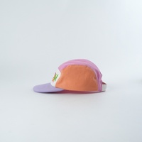 Casquette de camping pour enfant en coton non structuré à 5 panneaux, légère, pour la course et le camping en plein air