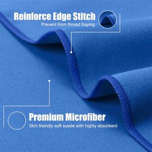 Serviette de sport en microfibre à séchage rapide, sans sable, légère, super absorbante, portable, en tissu suédé, avec logo personnalisé, faible MOQ - Product Image 3