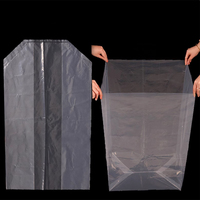 Sacs personnalisés transparents en PE/LDPE de qualité alimentaire, durables, à soufflets, à fond carré, housses de palette anti-poussière, sacs en plastique