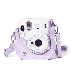 Estuche para cámara <span class=keywords><strong>Instax</strong></span> Mini 12/<span class=keywords><strong>11</strong></span> 2025, estilo vintage, de cuero PU, con correa para el hombro, accesorio para cámara instantánea, funda protectora. - Product Image 2