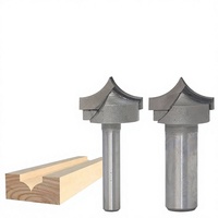 Fraise à rainurer OEM à fond rond en V pour panneaux muraux, pour panneaux de carbone, de cristal et de bois pliant, avec extrémité de pliage