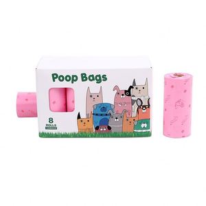 2026 New pink Wholesale Manufacturer Custom Pet Waste <b>Bag</b> Disposal <b>Bag</b> Biodegradable <b>Compostable</b> Degradable Dog Poop Poo <b>Bag</b> - Product Image 6