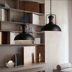 โคมไฟระย้าเหล็กอุตสาหกรรม Tong Jialiang สีดำ ไฟ LED สำหรับบาร์ บ้าน คาเฟ่ สไตล์ลอฟท์ - Product Image 2
