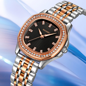 Montre à quartz personnalisée OEM/ODM avec logo pour femmes, cadran minimaliste, bracelet en acier inoxydable, étanche 30M, vente en gros d'usine, prix bas - Product Image 3