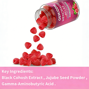 Gomitas de Black Cohosh de Marca Privada para el Alivio de la Menopausia, Soporte para los Brotes de Calor en Mujeres - Product Image 2