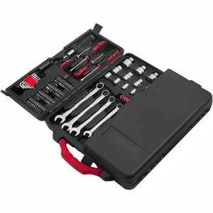 Ensemble d'outils à main pour la maison, 110 pièces, tournevis combinés, clés à douilles, finition mate - Product Image 4