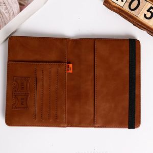 Funda de piel sintética para tarjetas de identificación, billetes de avión y tarjetas bancarias con protección RFID, estuche para pasaporte y cartera de viaje. - Product Image 4