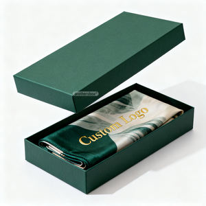 Op Maat Gemaakte Gepersonaliseerde Design Luxe Lift Off Deksel Stijve Doos Zijden Sjaal Verpakking Met Ontwerp - Product Image 2