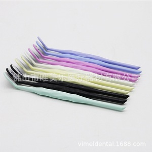 Miroirs dentaires en plastique coloré haute définition, exclusivité transfrontalière, simple ou double face, accessoire d'équipement de thérapie buccale - Product Image 6