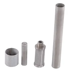 50 60 Micron 316 Stainless Steel Mesh Screen Perforated Filter Tube