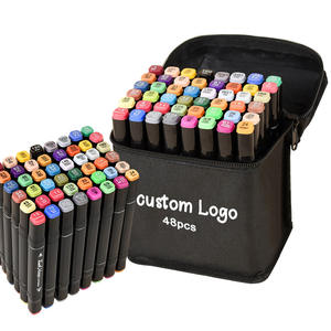 Marcadores de Doble Punta para Dibujo y Colorear, Rotuladores de Punta Gruesa, 24/30/36/40/48/60/80 Colores, Permanentes, para Cualquier Superficie - Product Image 5