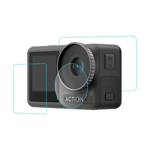 Per DJI Osmo Action 3 schermo trasparente pellicola protettiva in vetro temperato e accessori per fotocamera sportiva - Product Image 1