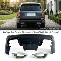 Ensemble de pare-chocs arrière style SVA pour Range Rover Vogue L405 2013 à 2022 avec embouts d'échappement, montage direct, en stock LR116596