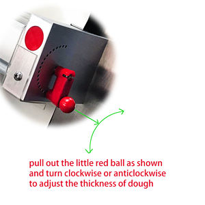 Chef Prosentials <span class=keywords><strong>DR</strong></span>-C Series Countertop Bakery Roti Pizza Croissant Fondant Kue Adonan Sheeter Roller Mesin untuk Kue Pasta - Product Image 4