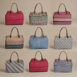 กระเป๋านักช้อปผ้านวมสไตล์โบฮีเมียนพิมพ์ลายชนเผ่า - Product Image 4