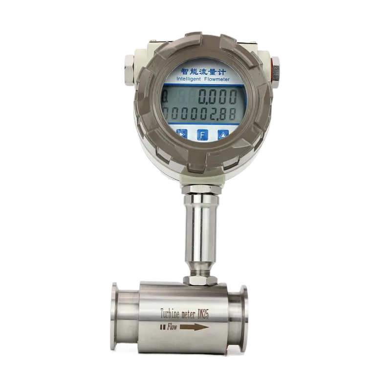 Low Cost Liquid Turbine Flowmeter Oil Flow Meter Diesel Flow Meters for Pure Water Measurement