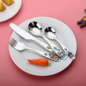 Juego <span class=keywords><strong>de</strong></span> <span class=keywords><strong>cubiertos</strong></span> <span class=keywords><strong>para</strong></span> niños sin BPA, <span class=keywords><strong>cubiertos</strong></span> <span class=keywords><strong>para</strong></span> niños <span class=keywords><strong>de</strong></span> princesa, 4 piezas - Product Image 4